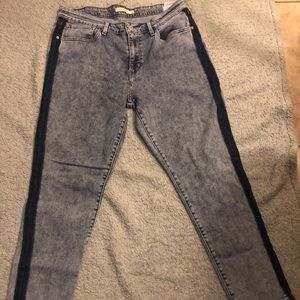 High rise skinny jeans levis brand